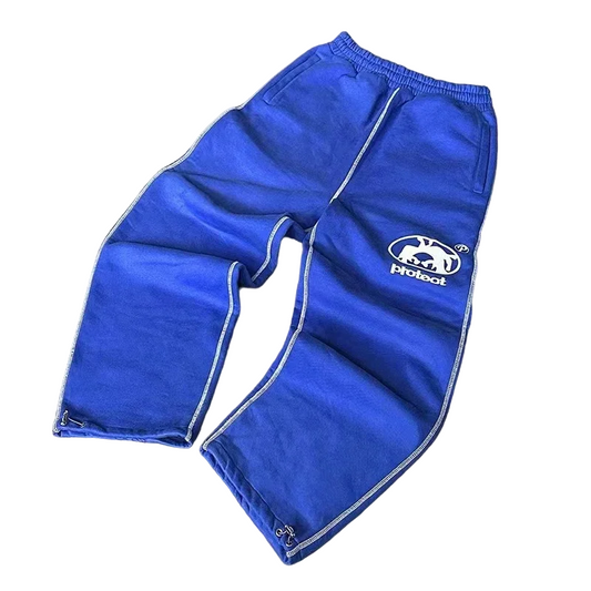 RetroVibe Joggers bleu